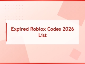 Expired Roblox Codes 2026 List – All Inactive Promo Codes