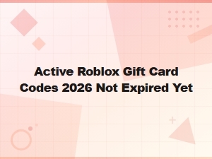 Active Roblox Gift Card Codes 2026 - Not Expired Yet (working List)