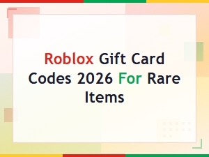 Roblox Gift Card Codes 2026 for Rare Items – Free Working Codes List
