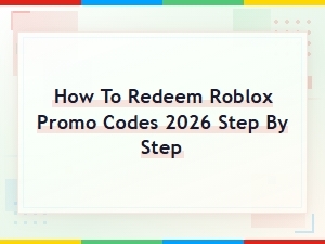How to Redeem Roblox Promo Codes 2026 – Easy Step-by-Step Guide